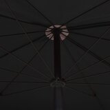  Vrtni suncobran sa stupom 200 x 130 cm crni | Eponuda.ba