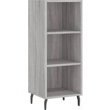 Maison Chic Komoda - Predalnik siva sonoma 34,5x32,5x90 cm inženirski les, (21718070) | Shoptok.si