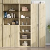  Visoka komoda boja hrasta 50 x 41 x 185 cm konstruirano drvo | Eponuda.com