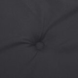  Jastuci za vrtne stolice 6 kom crni 120 x 50 x 3 cm od tkanine | shoptok.hr