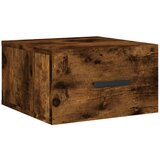  Zidni noćni ormarić boja dimljenog hrasta 35x35x20 cm | shoptok.hr