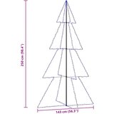  Stožasto božićno drvce 360 LED unutarnje i vanjsko 143 x 250 cm | Eponuda.ba