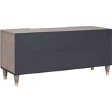 TV omarica Siva in zlata 105 x 33.5 x 46 cm Trden mangov les, (5000064663) | Shoptok.si