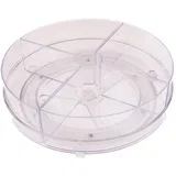 Plastičen vrtljiv kopalniški organizator –