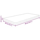  Kupaonska radna ploča tamnosmeđa 80x40x2,5 cm tretirano drvo | shoptok.hr
