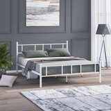  krevet za dve osobe PIRON 120x200 cm, beo, nosivost 120 kg | Eponuda.com