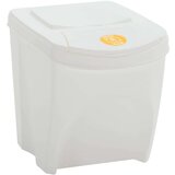 vidaXL Koši za smeti 4 kosi bele barve 100 L PP | Shoptok.si