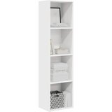  Regal za knjige bijeli 40x30x152 cm od konstruiranog drva | shoptok.hr