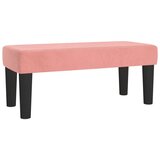 Box spring postelja z vzmetnico roza 90x200 cm žamet | Shoptok.si