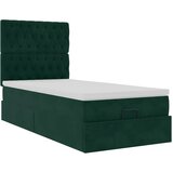  Okvir kreveta s madracima tamnozeleni 80x200cm baršunasti | shoptok.hr