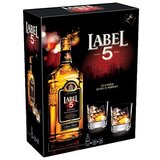 Label 5 Viski + 2 čaše, 0.7l Cene