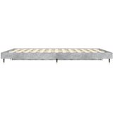  Okvir kreveta boja betona 120x190 cm od konstruiranog drva | shoptok.hr
