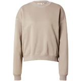 WEEKDAY Sweater majica 'Essence Standard' bež siva