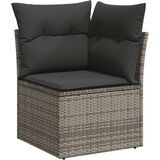  9-dijelni set vrtnih sofa od poliratana s jastucima sivi | shoptok.hr