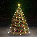  Mrežasta svjetla za božićno drvce 180 LED hladna bijela 180 cm | shoptok.hr