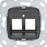 Gira Modularni priključek 2 2-kanalni 560200, (20892133) | Shoptok.si