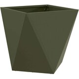  Cvetlično korito Oljčno zelena 40 x 40 x 40 cm Jeklo, (5000207304) | Shoptok.si