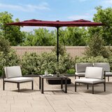 vidaXL Dvostruki suncobran bordo 316 x 240 cm | shoptok.hr