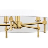  Argon 2132 - Luster na šipci ABBANO 5xE14/7W/230V mesing/bela | Eponuda.com