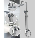Inter Ceramic tuš set Azola sa tuš ružom 1 f, tuš ručicom i slavina SS201 hrom 6019 | ePonuda.com