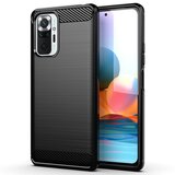 mobiline.si gumijasti / gel etui carbon za xiaomi redmi note 10 pro / 10 pro max - črni Cene