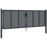 vidaXL vrtna vrata antracit 300 x 150 cm čelična | shoptok.hr