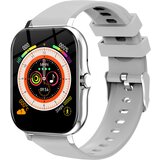 INF Pametna ura s klicem Bluetooth in sledilnikom telesne pripravljenosti Silver, (21402352) | Shoptok.si