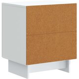  Noćni ormar Bijela 43 x 34,5 x 50 cm Konstruirano drvo | shoptok.hr