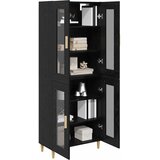  Highboard Crni hrast 69,5 x 34 x 180 cm Konstruirano drvo | shoptok.hr