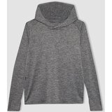 Defacto Fit Slim Fit Hooded Sports Sweatshirt Cene