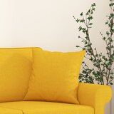  Ukrasni jastuci 2 kom svjetložuti 40 x 40 cm od tkanine | shoptok.hr