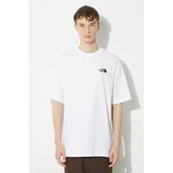 The North Face Bombažna kratka majica M S/S Essential Oversize Tee moška, bela barva, NF0A87NRFN41