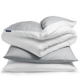 sleepwise Soft Wonder-Edition posteljina, Bijelo / Svjetlo Siva Cijene