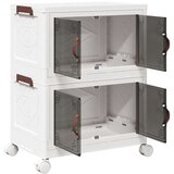 vidaXL Škatla za shranjevanje s kolesi 28 L 48,5x29,5x59,5 cm | Shoptok.si