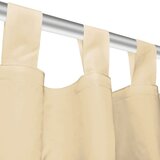 MIKRO Satenske Zavjese 2 kom s Tregerima 140x245 cm Bež | shoptok.hr