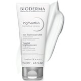 Bioderma Pigmentbio Sensitive Areas Targeted Brightening Care krema za telo proti temnim madežem na občutljivih in intimnih predelih 75 ml za ženske | Shoptok.si
