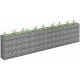  Gabionska sadilica od pocinčanog čelika 360 x 30 x 90 cm | shoptok.hr