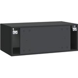 TV ormar za zid 59,5 x 31 cm Crna Konstruirano drvo Zidne | shoptok.hr