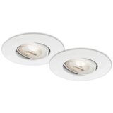 BRILONER LED vgradne luči Kulana bele Ø 9 cm komplet 2 kosov | Shoptok.si