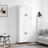 vidaXL Visoka komoda bijela 69 5x34x180 cm konstruirano drvo | shoptok.hr