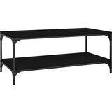 The Living Store Klubska mizica črna 100x50x40 cm inženirski les - Klubska Mizica, (21421252) | Shoptok.si