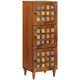  Highboard s pohranom Orah 40 x 33 x 110 cm Čvrsto drvo manga | shoptok.hr