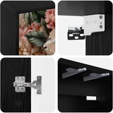  ormar za montažu na zid BORNE 102 x 33 x 40 cm Crni hrast | shoptok.hr