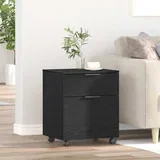 za datoteke s ladicama Crni hrast 45 x 38 x 54 cm