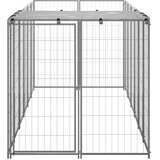  Kavez za pse srebrni 330 x 110 x 110 cm čelični | shoptok.hr