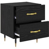  Noćni ormar s ladicama 2 pcs Crni hrast 40 x 35 x 47,5 cm | shoptok.hr