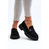 VINCEZA Black Flanila Women's Loafers with Strap | shoptok.hr
