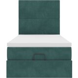 vidaXL okvir kreveta s madracima tamnozeleni 80x200cm baršunasti | shoptok.hr