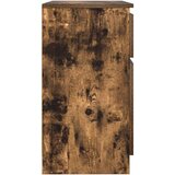  Komoda s ladicama dimljenog hrasta 71x35x65cm konstruirano drvo | shoptok.hr