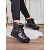 Resti Women's slip-on boots a'la snow boots in black Vevnose Cene